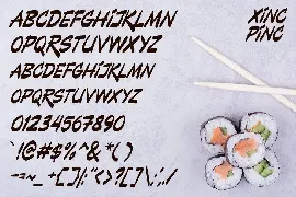 Xincpinc - Asian Cuisine Inspired Fonts