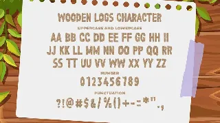 Wooden Logs - SVG Color Font