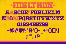 Fidelthon font