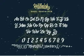 Hadnich - Modern Script font