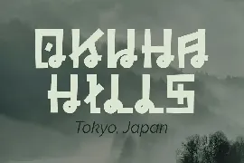 QOROSHI - Japanese style font