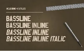 Bassline font