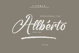 Anthony Hunters Modern Brush Font