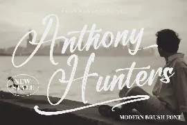 Anthony Hunters Modern Brush Font