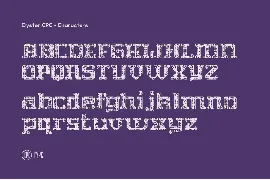 Oyster CPC font