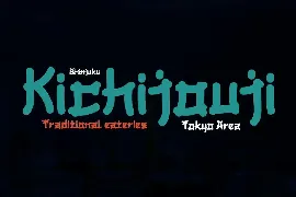 Bomadha - Japanese style font