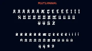 Bomadha - Japanese style font