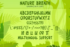 Nature Breath font