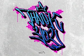 Skypilot | Layered Graffiti Font