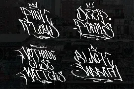 Skypilot | Layered Graffiti Font