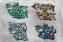 Skypilot | Layered Graffiti Font