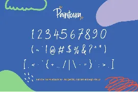 Paintoura font