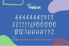 Paintoura font