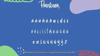 Paintoura font