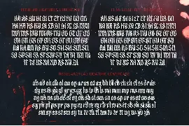 Metal Soup Blackletter Typeface font