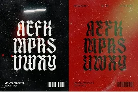 Metal Soup Blackletter Typeface font