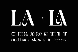 Modern Font - Gimela