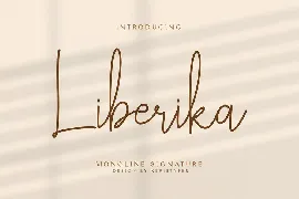 Liberika Handwritten Font