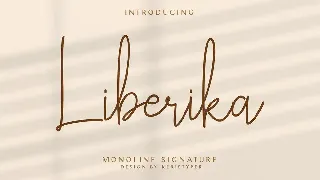 Liberika Handwritten Font