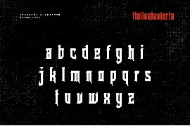 Halivelavierta font