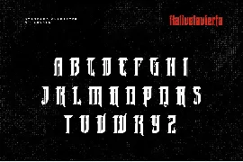 Halivelavierta font