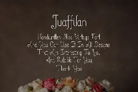 Juaffilan font