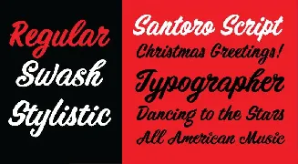 Santoro Script font