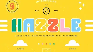 Hazzle Typeface font