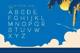 Holiday Travel Font Duo