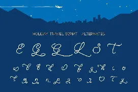 Holiday Travel Font Duo