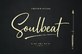 Soulbeat Signature Font