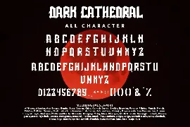 DarkCathedral - Blackletter Display Font