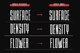 XEGIR | Retro Condensed Font