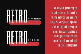 XEGIR | Retro Condensed Font