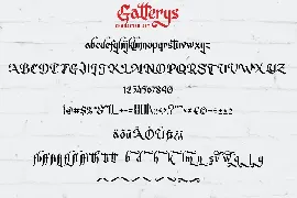 Gatterys | Handcrafted Blackletter Font