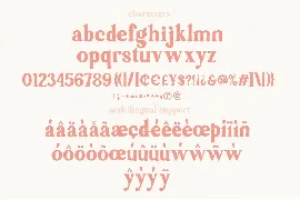 Sugar Peach Serif Font