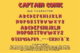 CaptainComic - Comic Display Font