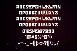 Gorgom - Futuristic Gaming Font