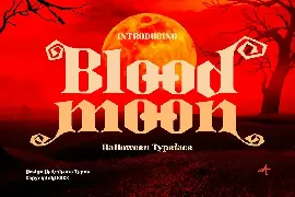 Blood Moon font