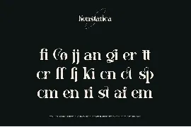 Konstarica font