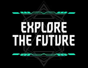 Exton - Sharp Futuristic Font