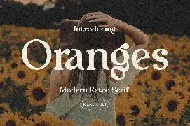 Oranges - Modern Retro Serif font