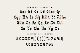 Tandsok - Experimental Typography font