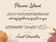 Phoenix Island Script Font