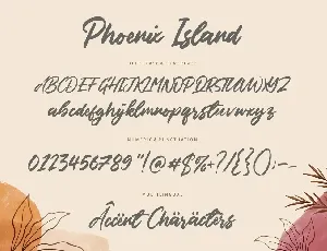 Phoenix Island Script Font