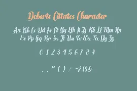 Doberto Cittatos A Modern Script font