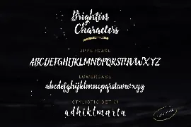 Brighton Script font