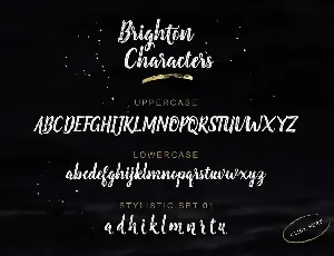 Brighton Script font