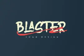 Saber Brush font