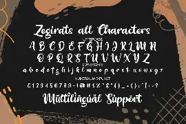 Zegirats font